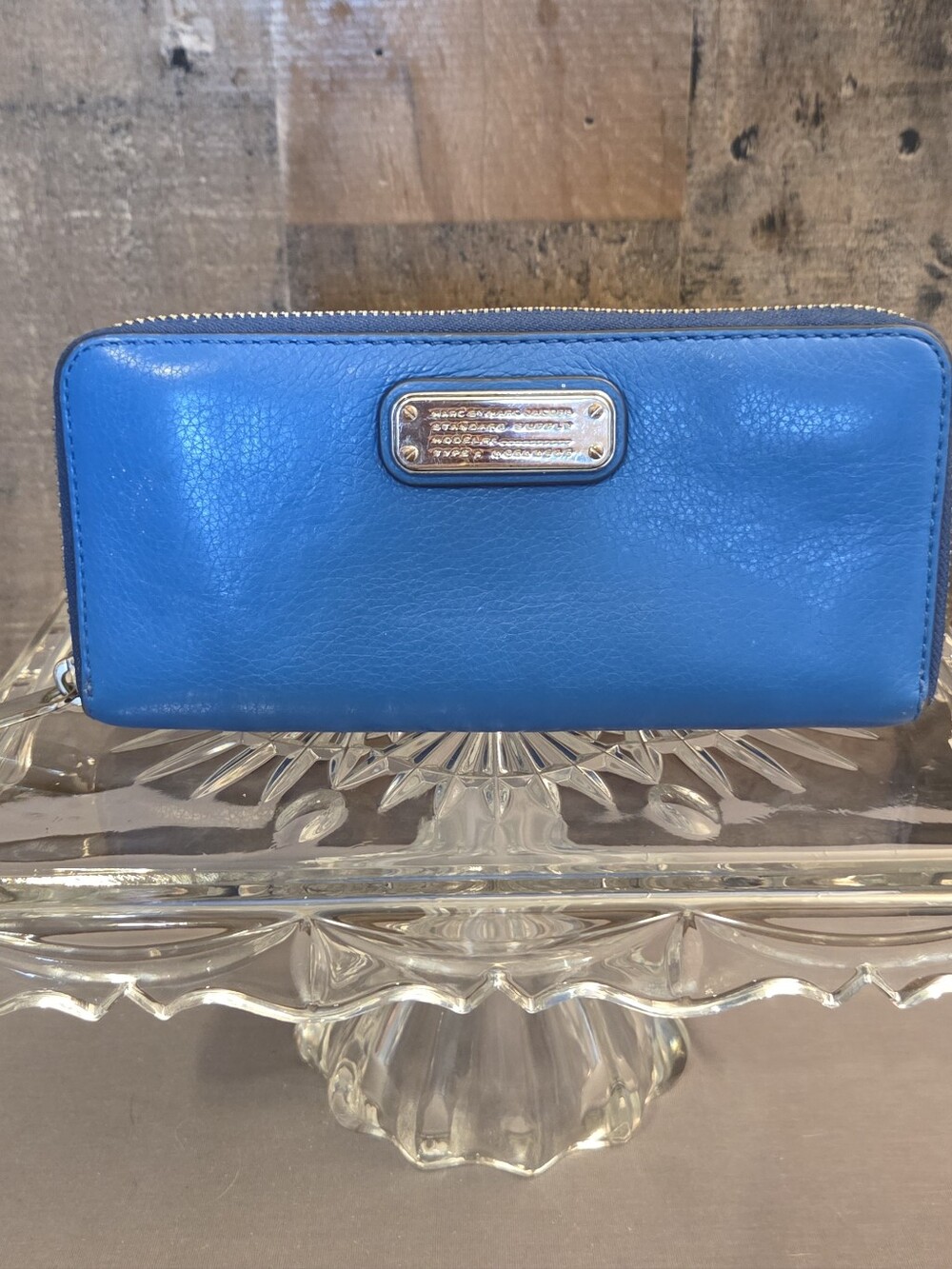 Marc by Marc Jacobs Q Slim Ziparound Wallet, Salton Sea Blue